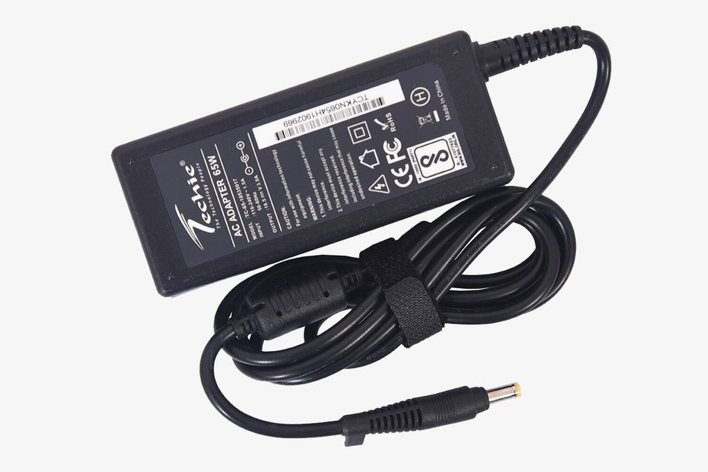 Techie Compatible HP 65W Laptop Charger for Mini 311-1000, Pavilion Dm1-1000, Dv2-1000eo, Dv4000, Dv5000, Spectre XT Pro & TabletPC TC4200 Series (18.5V, 3.5A)