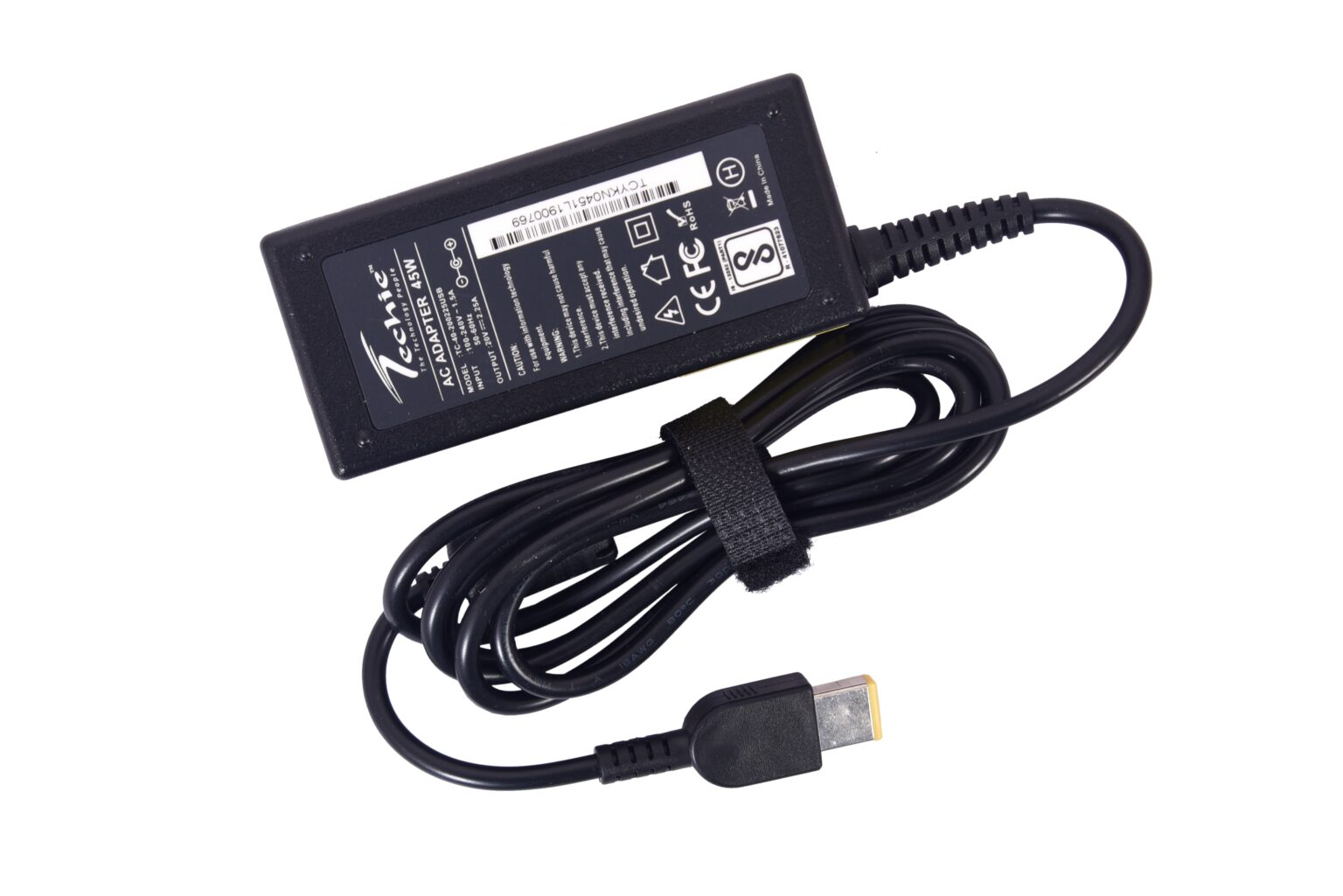 Techie Compatible Lenovo 45W Laptop Charger (20V, 2.25A) | USB-C Connector