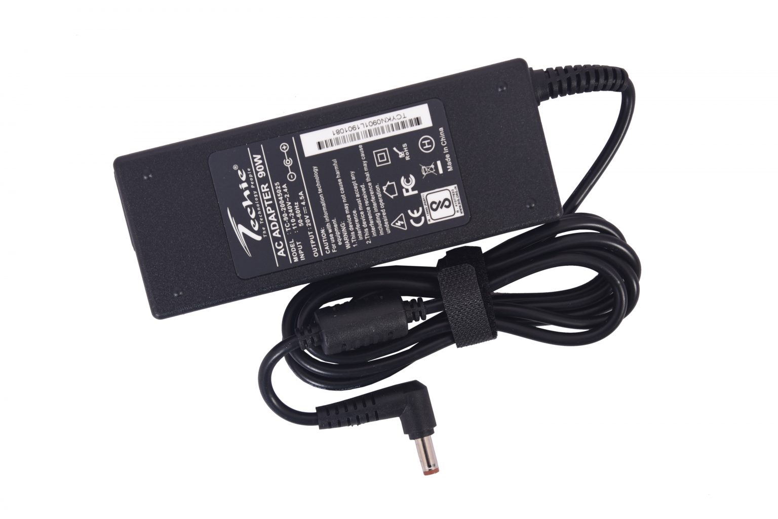 Techie Compatible Lenovo 90W Laptop Charger for ThinkPad T410, T61, R60, W510, X201 Series (20V, 4.5A)