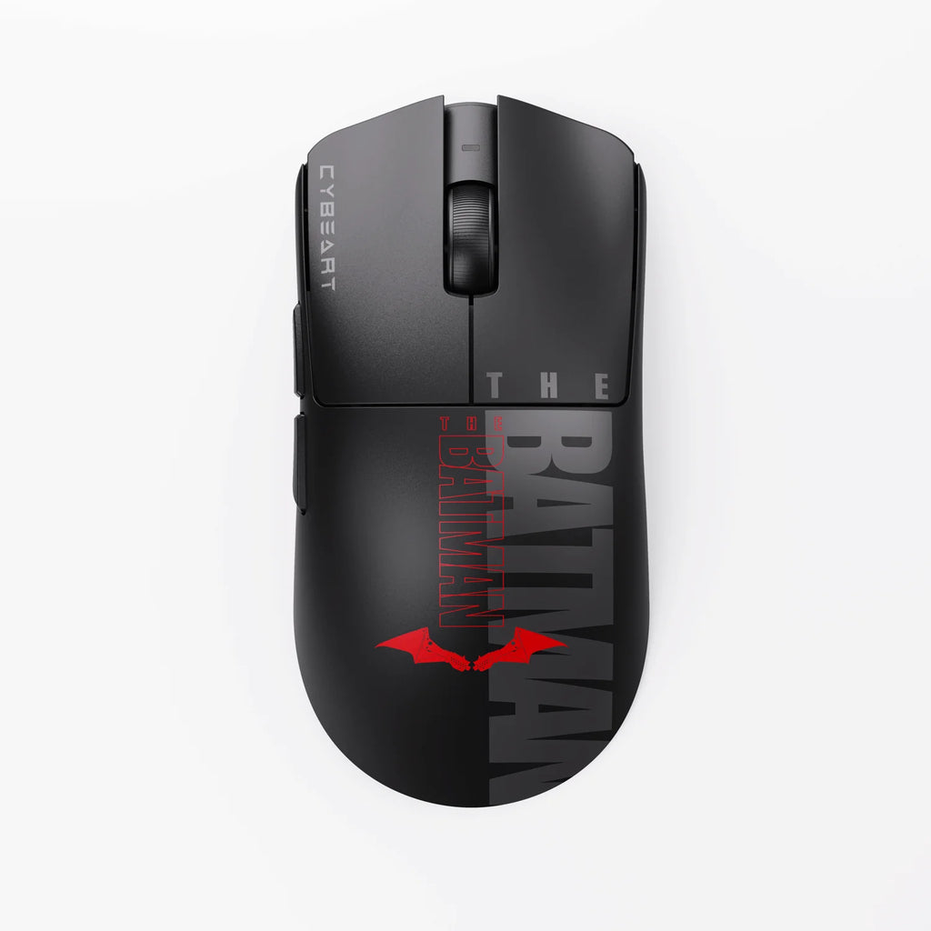 CYBEART | Artemis – Batman Edition - 1K 52g Ultra-light Hot-Swap Battery Tri-Mode Wireless Gaming Mouse