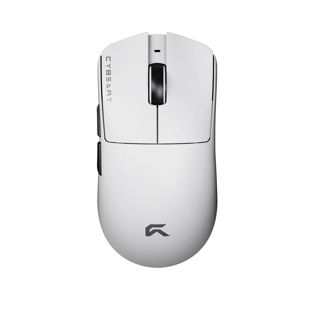 CYBEART | Artemis - 1K 52g Ultra-light Hot-Swap Battery Tri-Mode Wireless Gaming Mouse - White