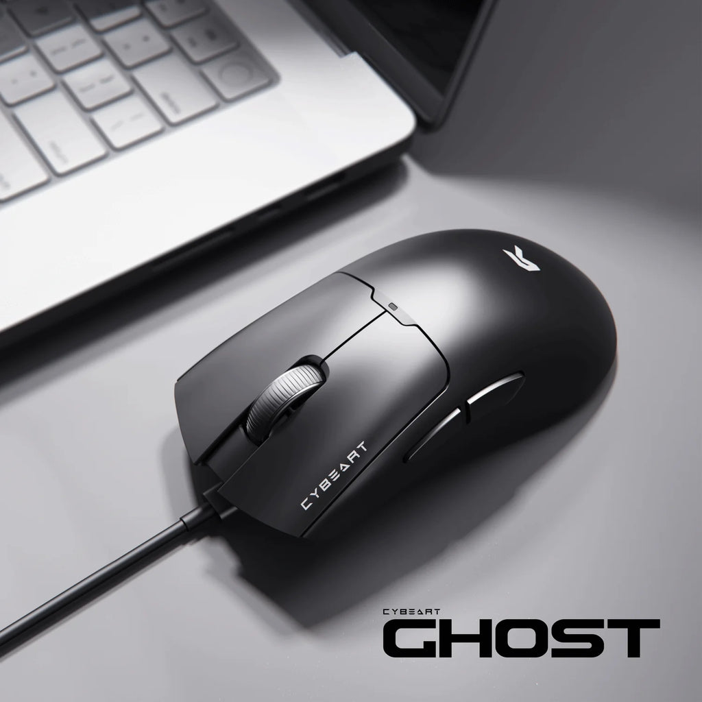 CYBEART | Ghost - 49g Ultra-light Wired Gaming Mouse - Black