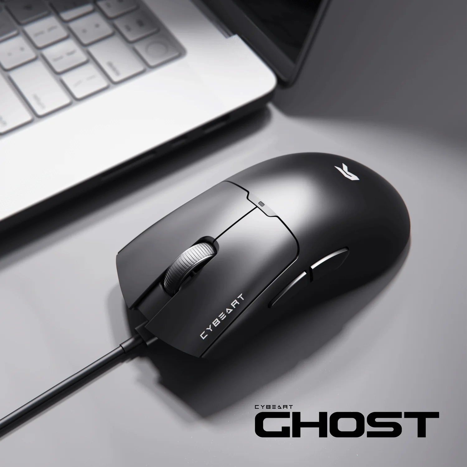 CYBEART | Ghost - 49g Ultra-light Wired Gaming Mouse - Black