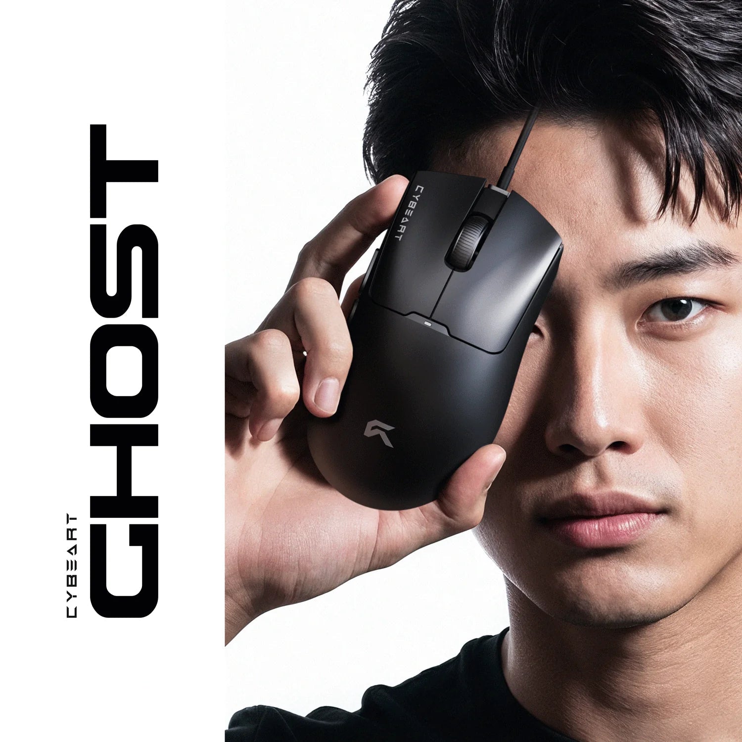 CYBEART | Ghost - 49g Ultra-light Wired Gaming Mouse - Black