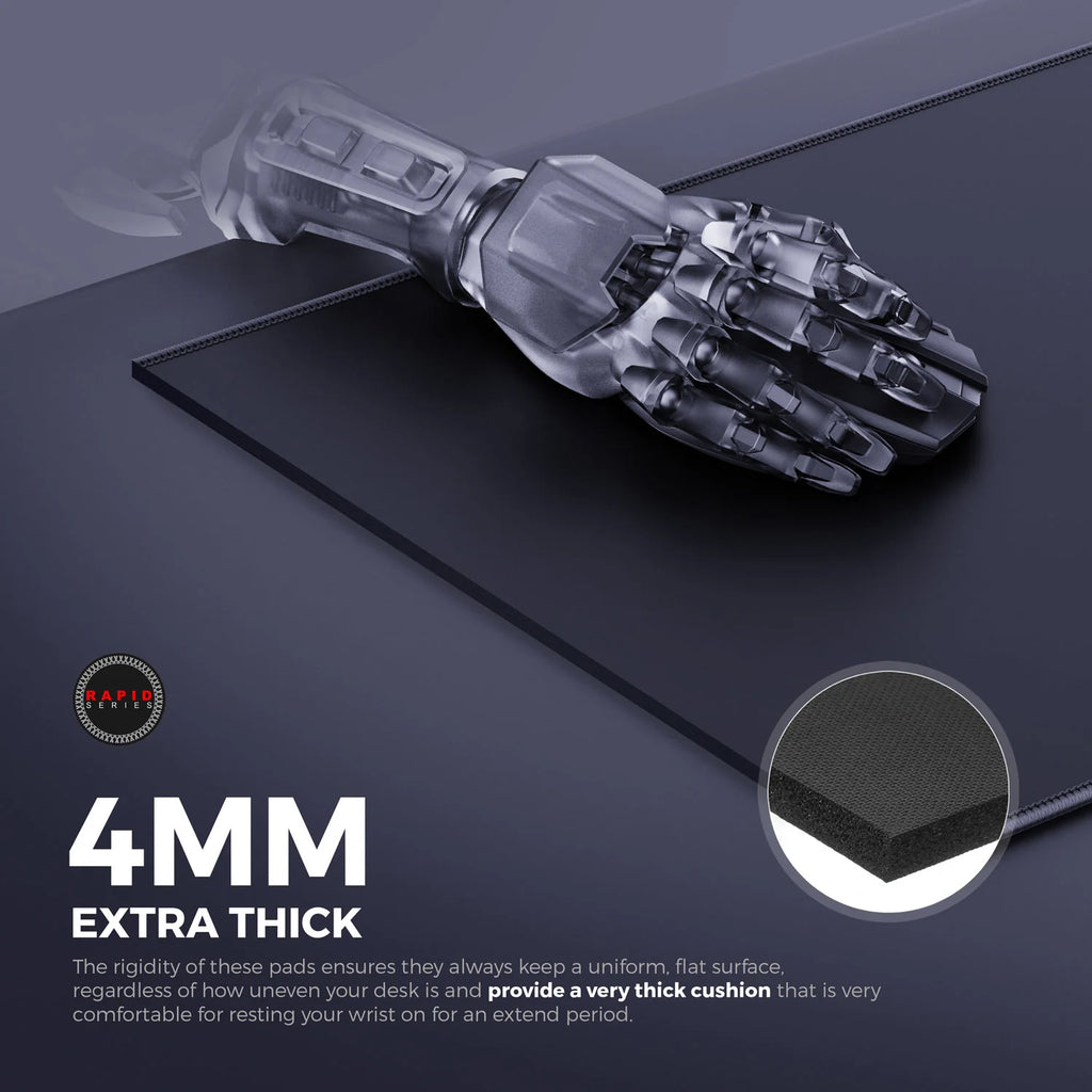 Cybeart | Ghost (Black) Gaming Mouse Pad