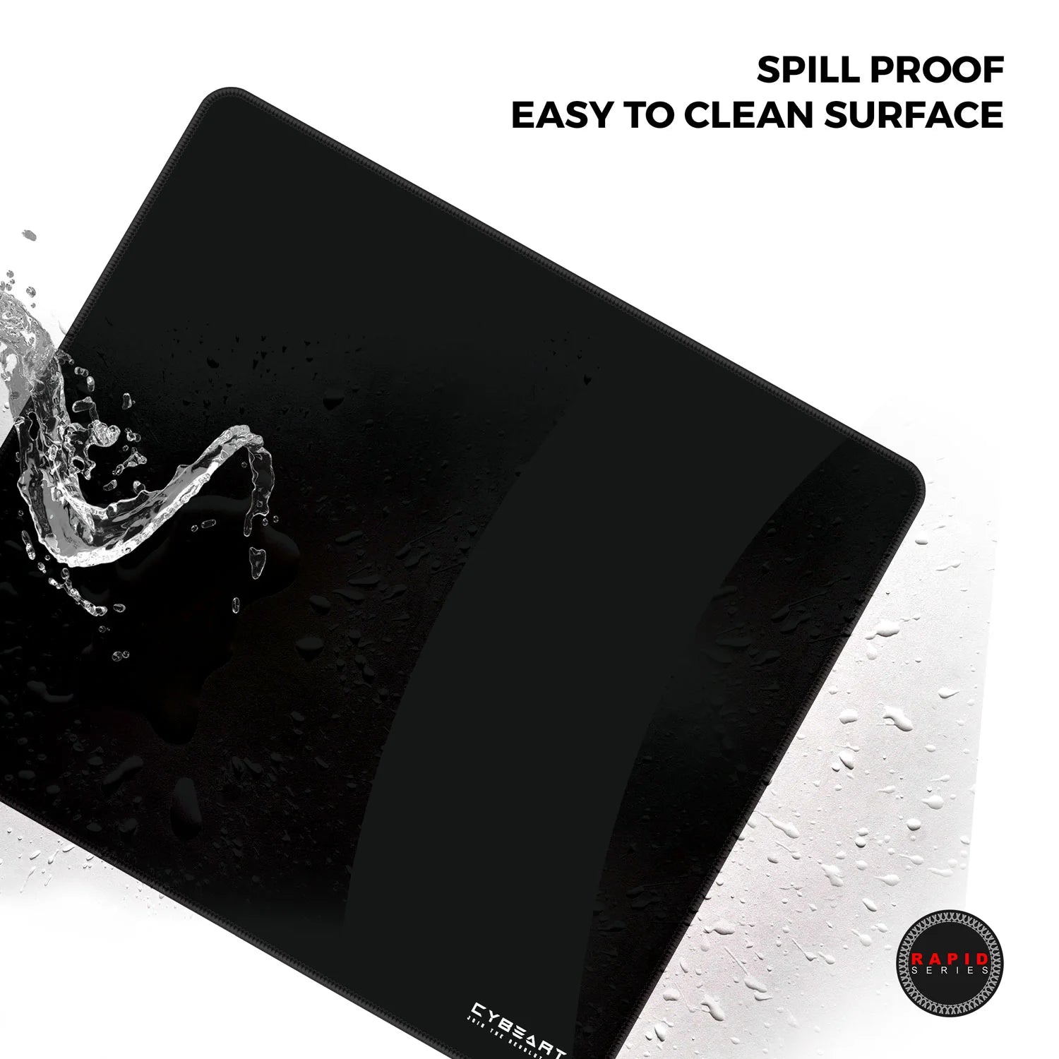 Cybeart | Ghost (Black) Gaming Mouse Pad