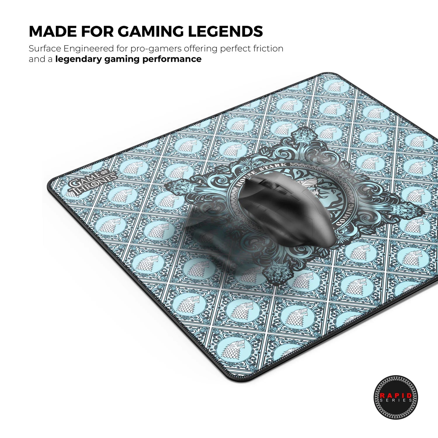 Cybeart | House Stark - Game of Thrones Gaming Mouse Pad