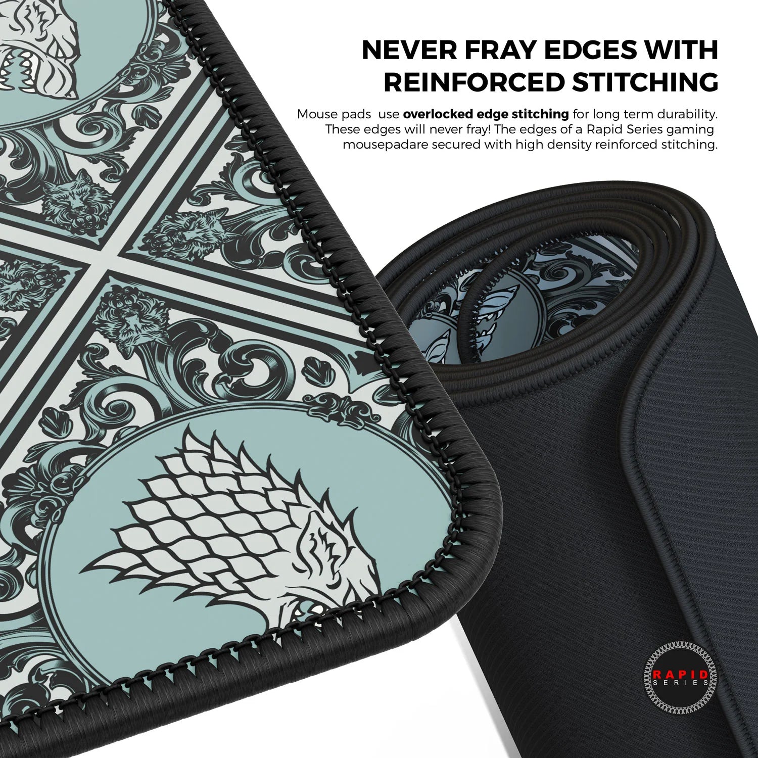 Cybeart | House Stark - Game of Thrones Gaming Mouse Pad