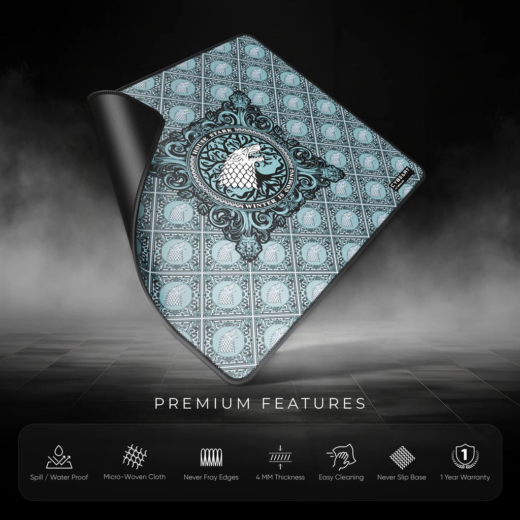 Cybeart | House Stark - Game of Thrones Gaming Mouse Pad