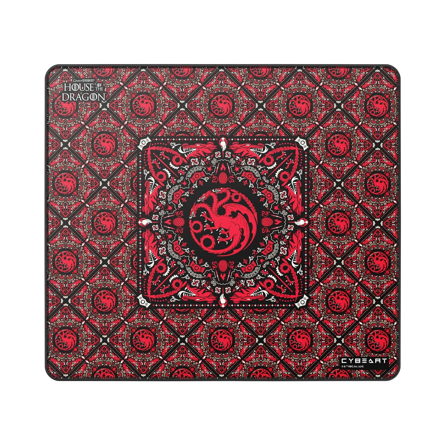 Cybeart | House Targaryen - House of Dragons Gaming Mouse Pad