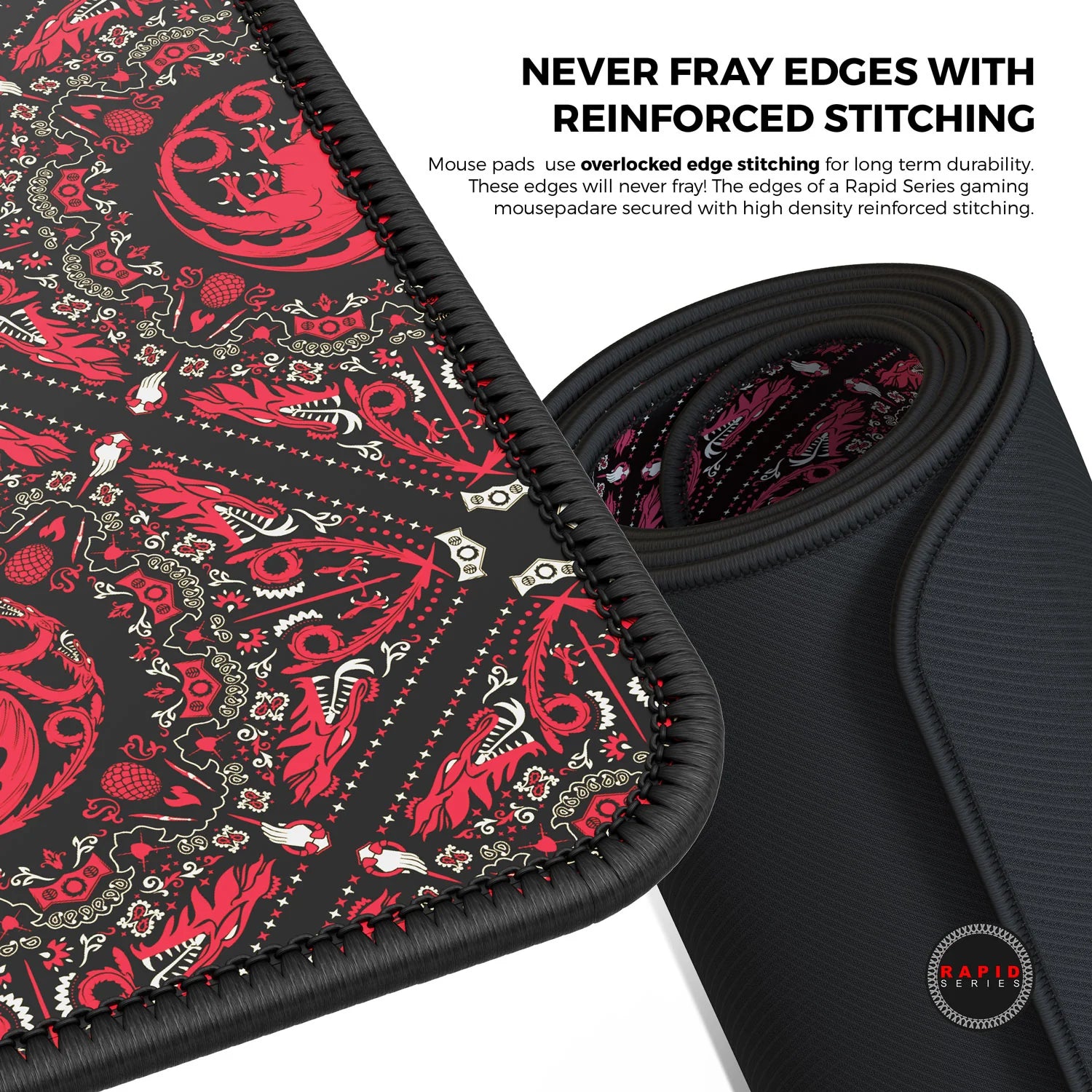 Cybeart | House Targaryen - House of Dragons Gaming Mouse Pad