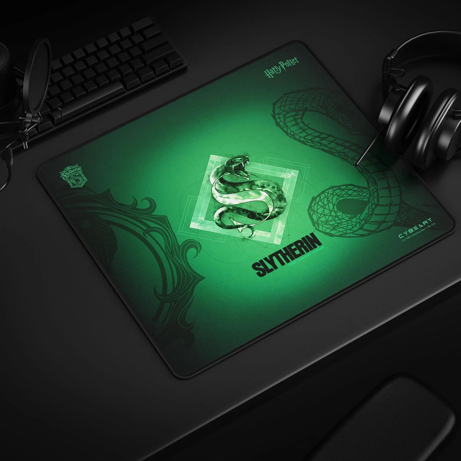 Cybeart | Slytherin Gaming Mouse Pad