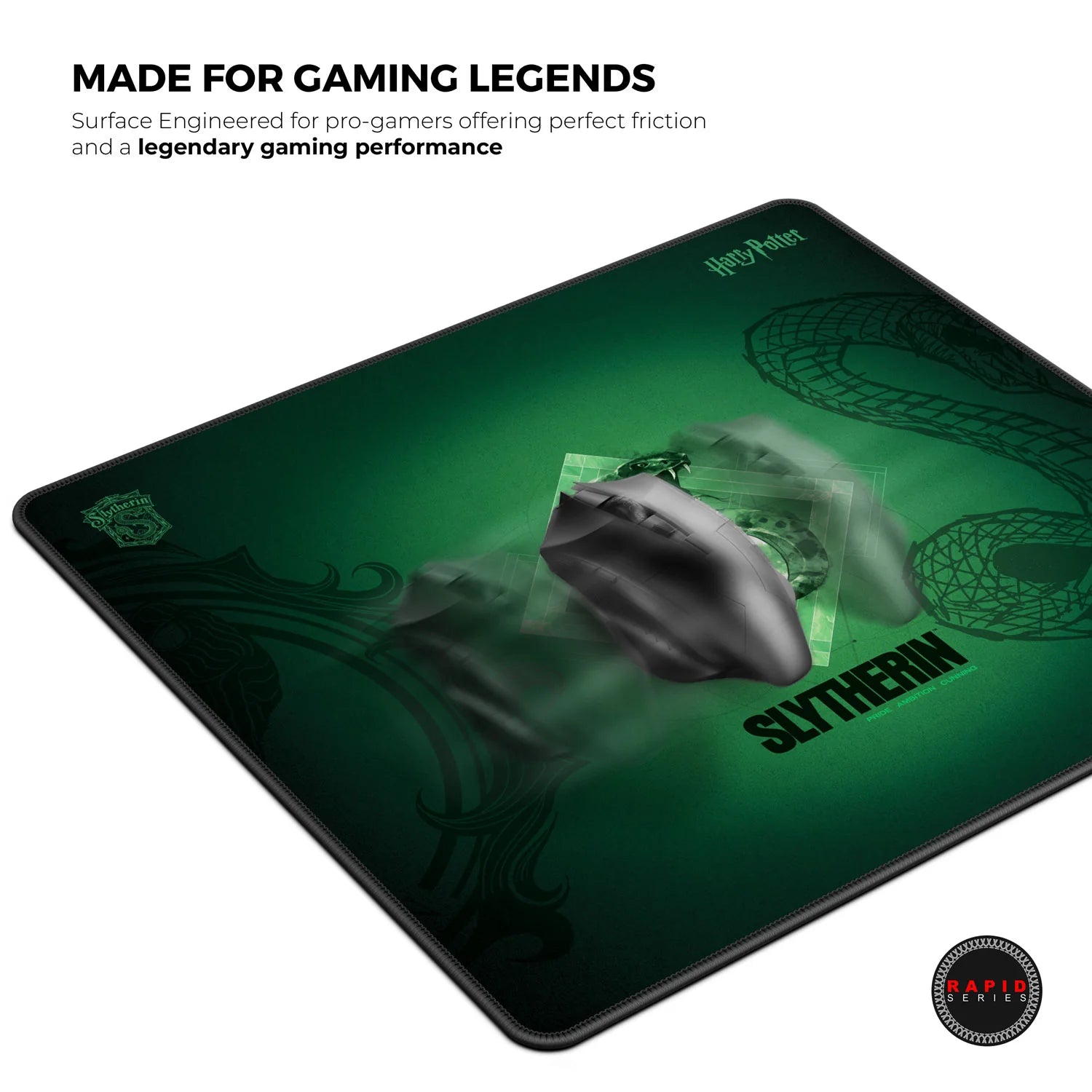 Cybeart | Slytherin Gaming Mouse Pad