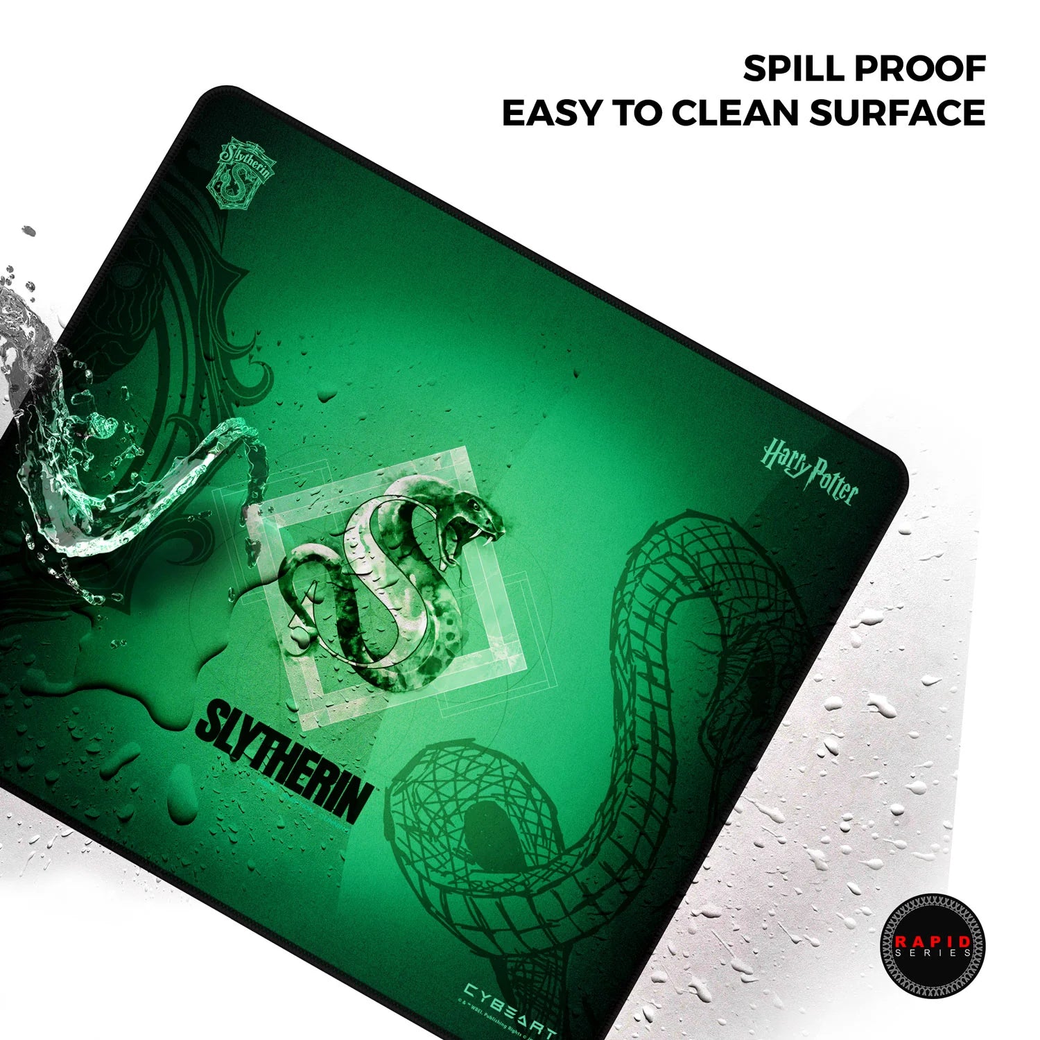 Cybeart | Slytherin Gaming Mouse Pad