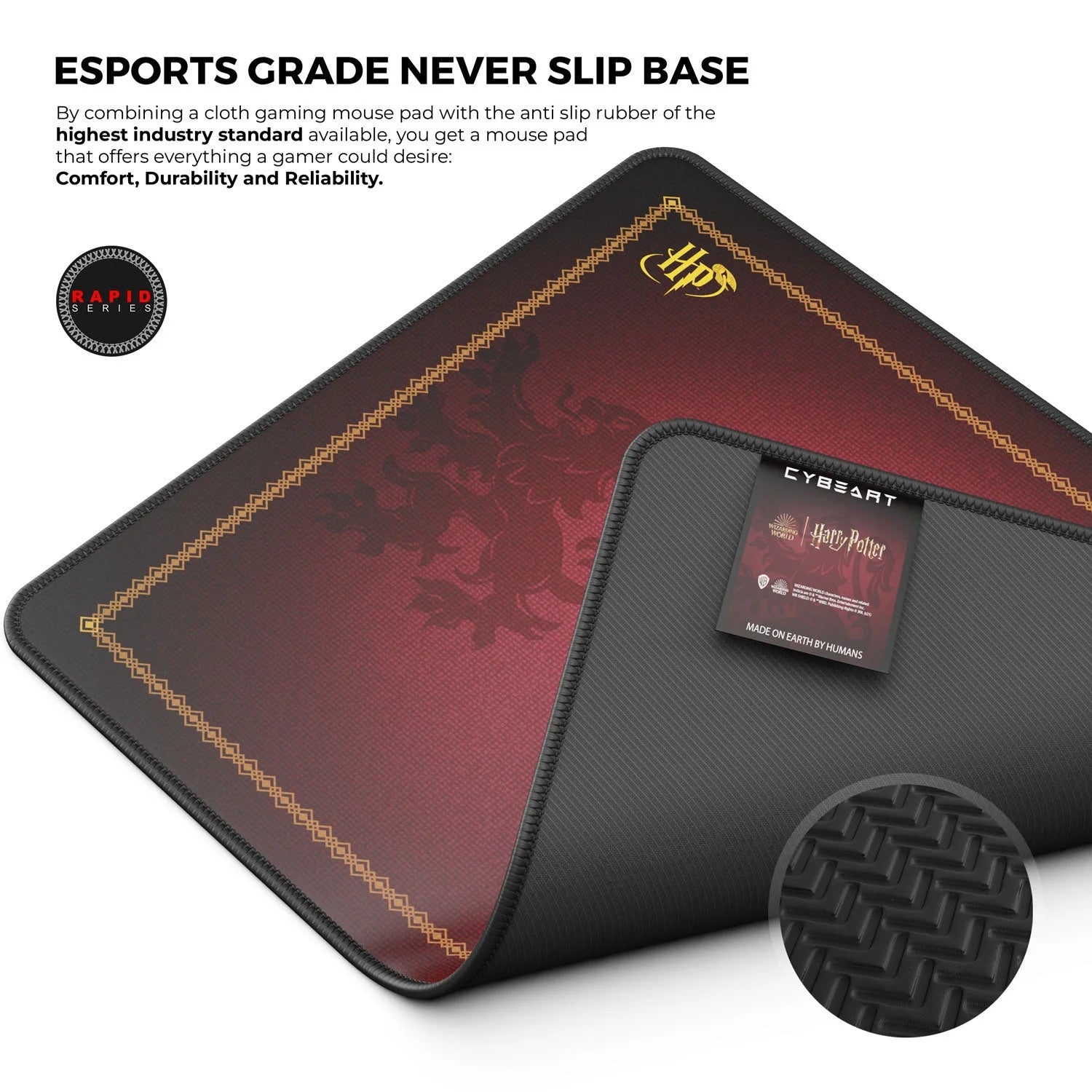 Cybeart | Gryffindor Classic Gaming Mouse Pad