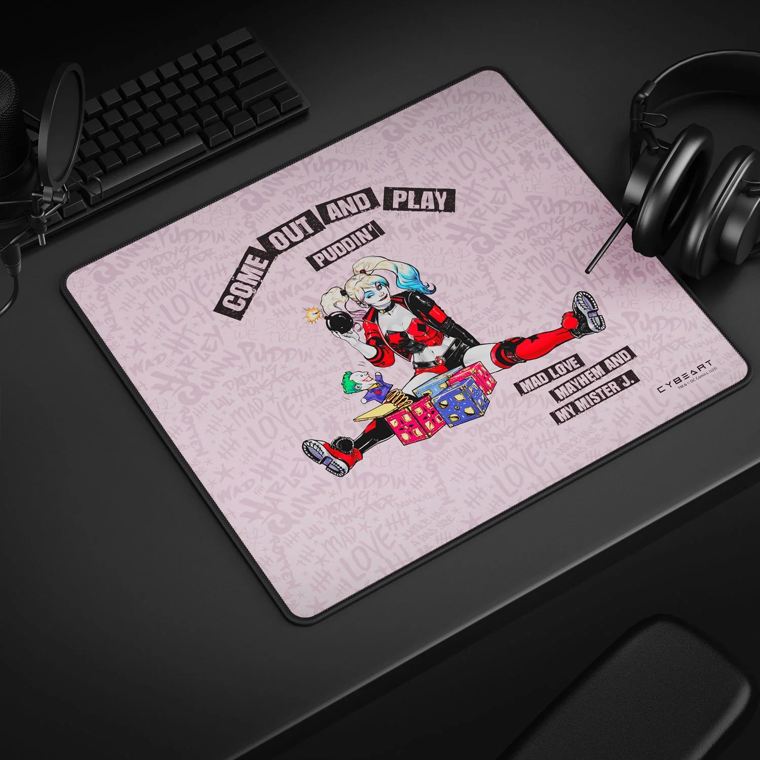 Cybeart | Harley Quinn Gaming Mouse Pad