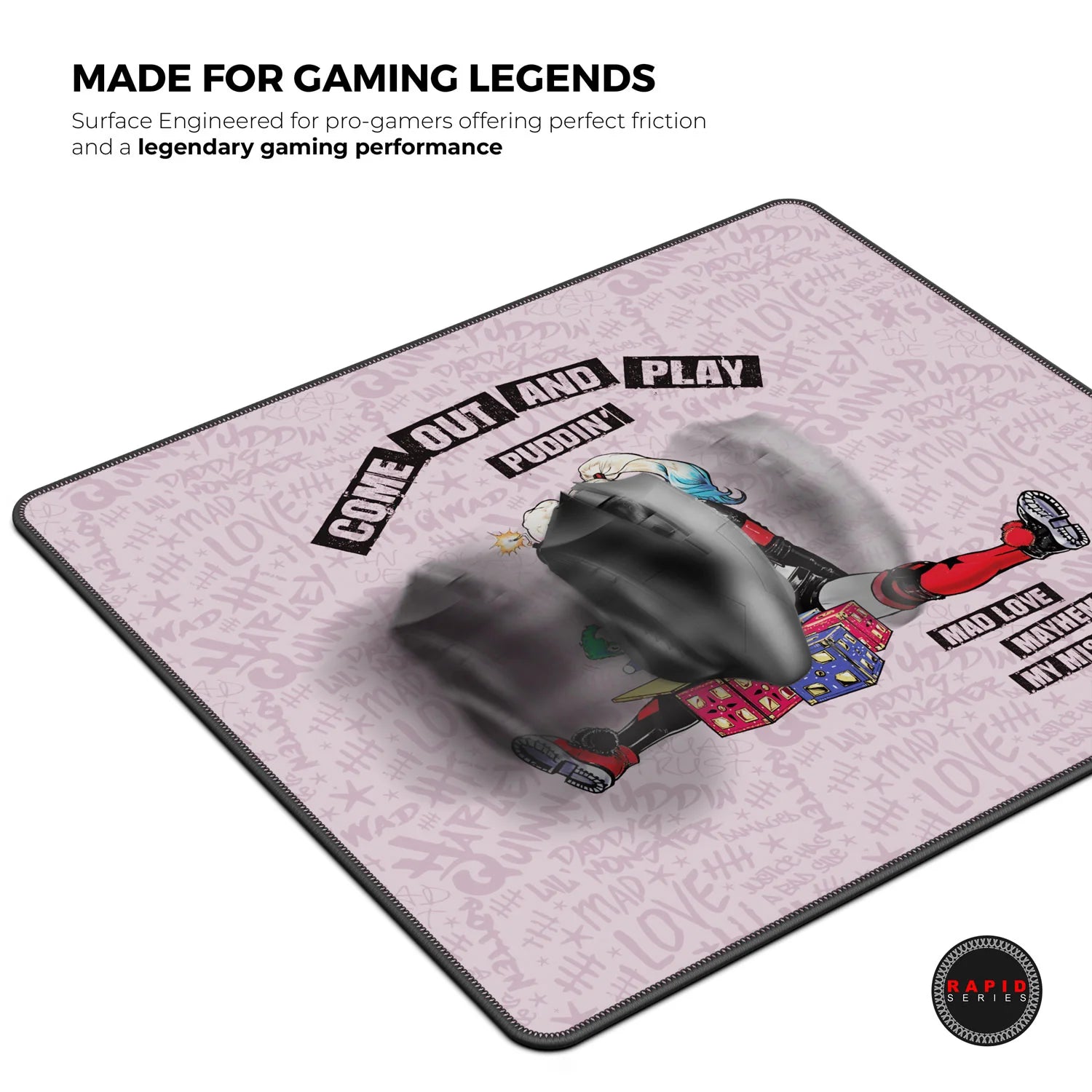 Cybeart | Harley Quinn Gaming Mouse Pad