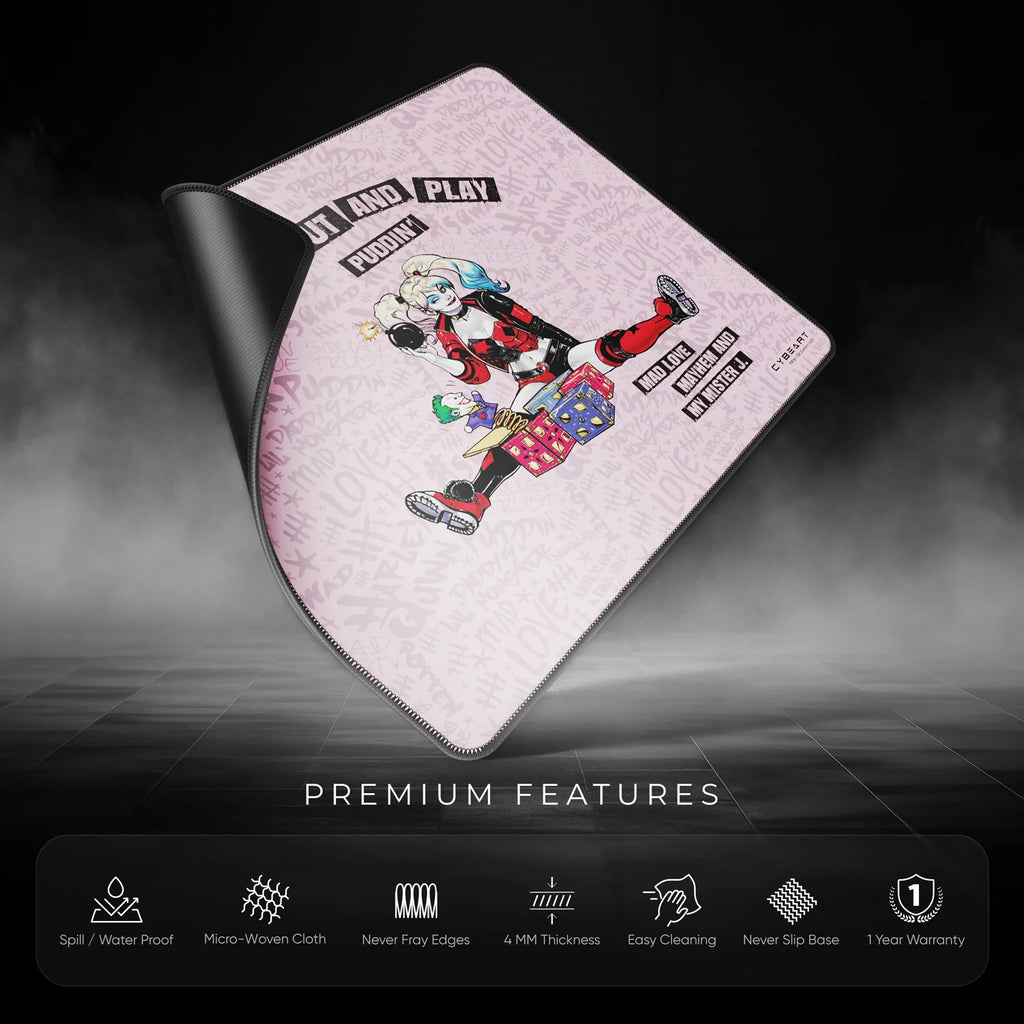 Cybeart | Harley Quinn Gaming Mouse Pad