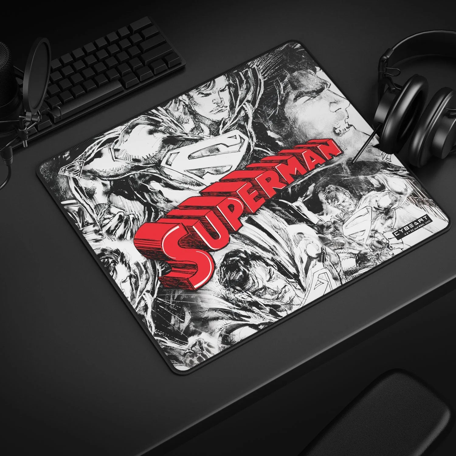 Cybeart | Superman Jim Lee Edition Gaming Mouse Pad