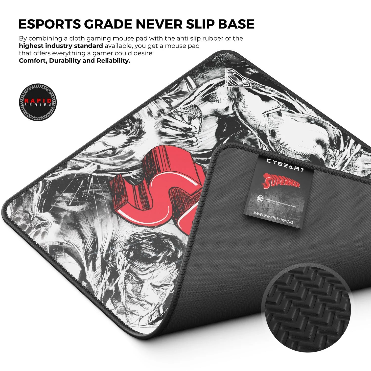 Cybeart | Superman Jim Lee Edition Gaming Mouse Pad
