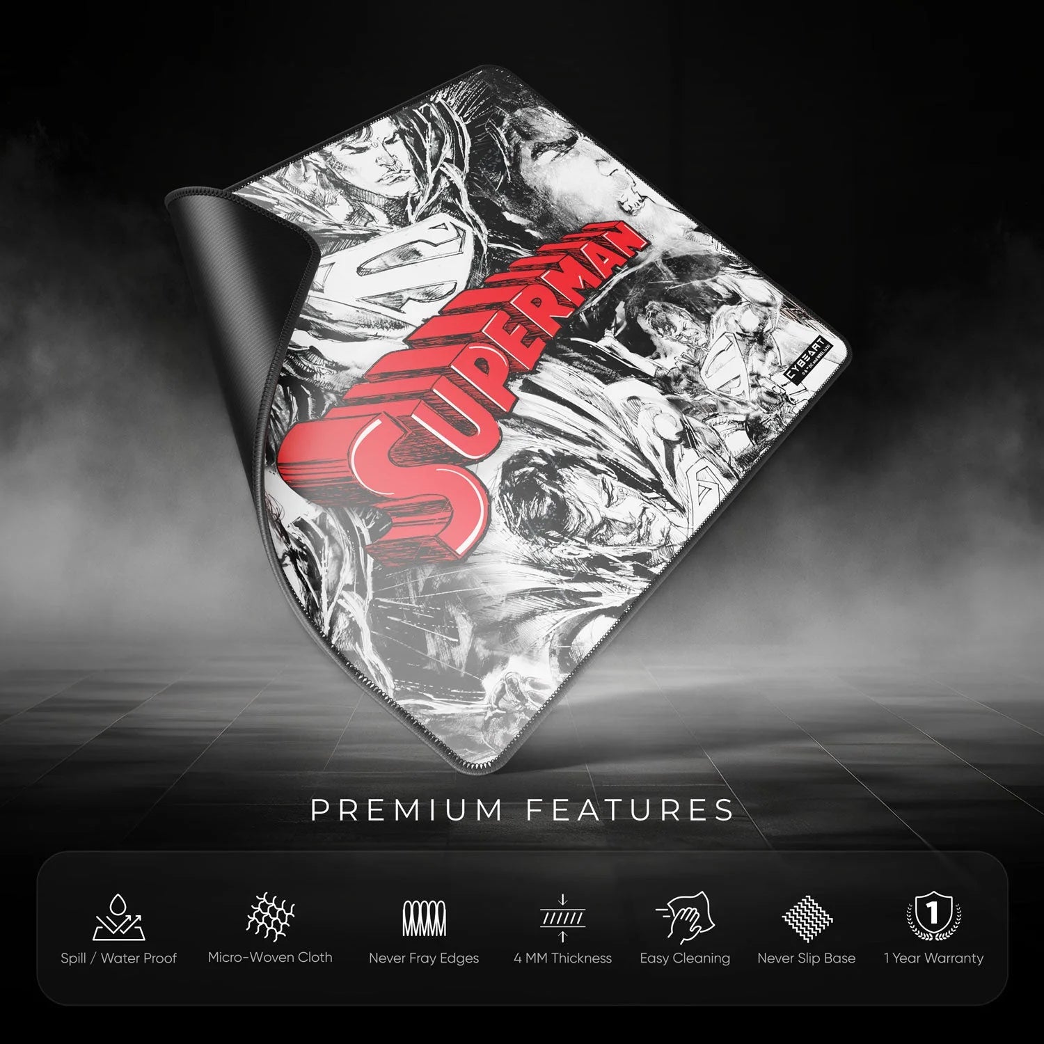 Cybeart | Superman Jim Lee Edition Gaming Mouse Pad