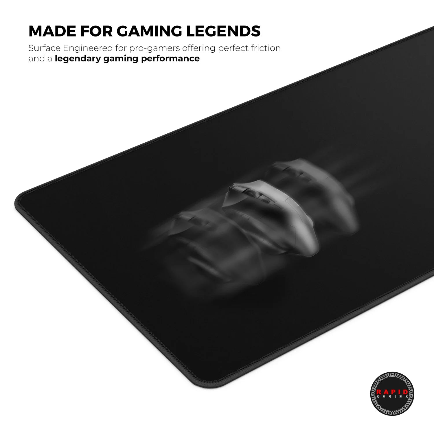 Cybeart | Ghost (Black) Gaming Mouse Pad