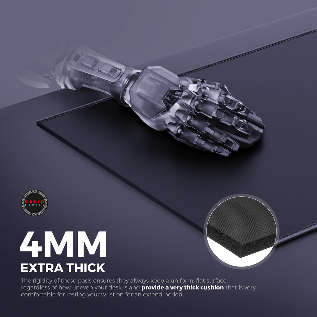 Cybeart | Ghost (Black) Gaming Mouse Pad