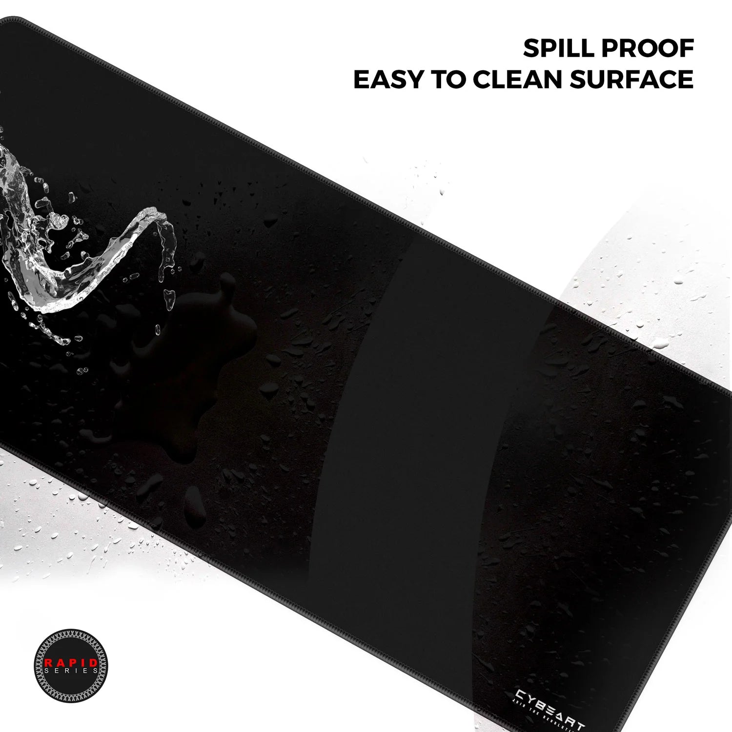 Cybeart | Ghost (Black) Gaming Mouse Pad