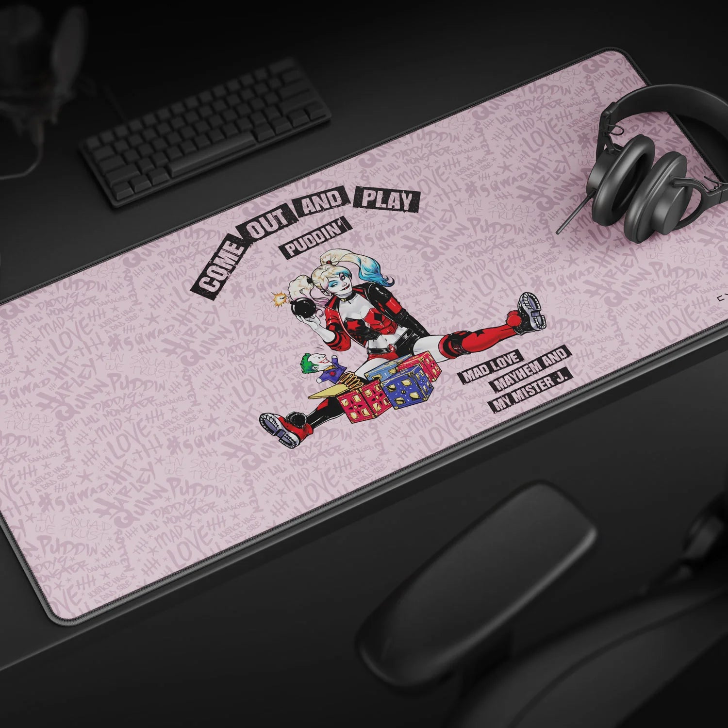 Cybeart | Harley Quinn Gaming Mouse Pad