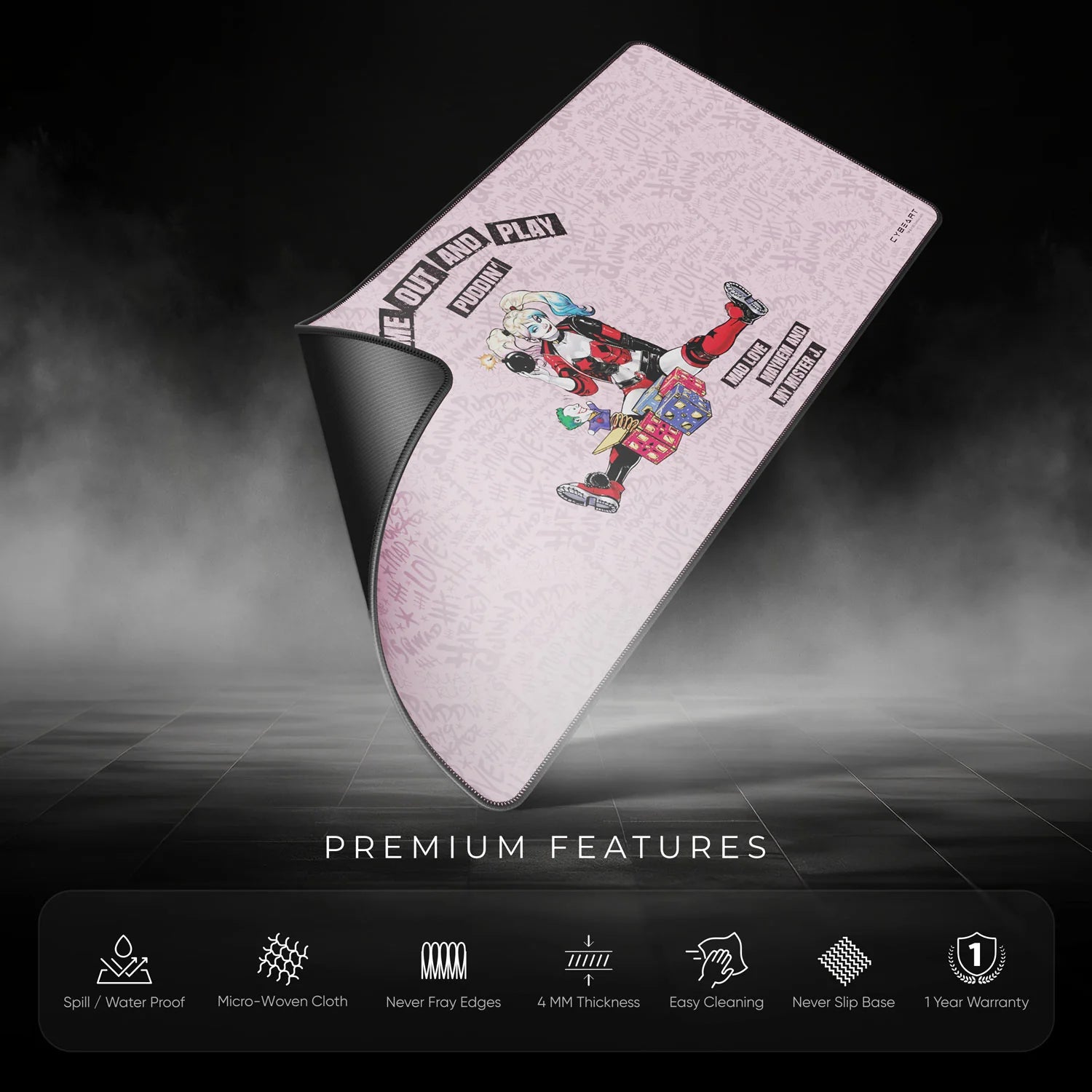 Cybeart | Harley Quinn Gaming Mouse Pad