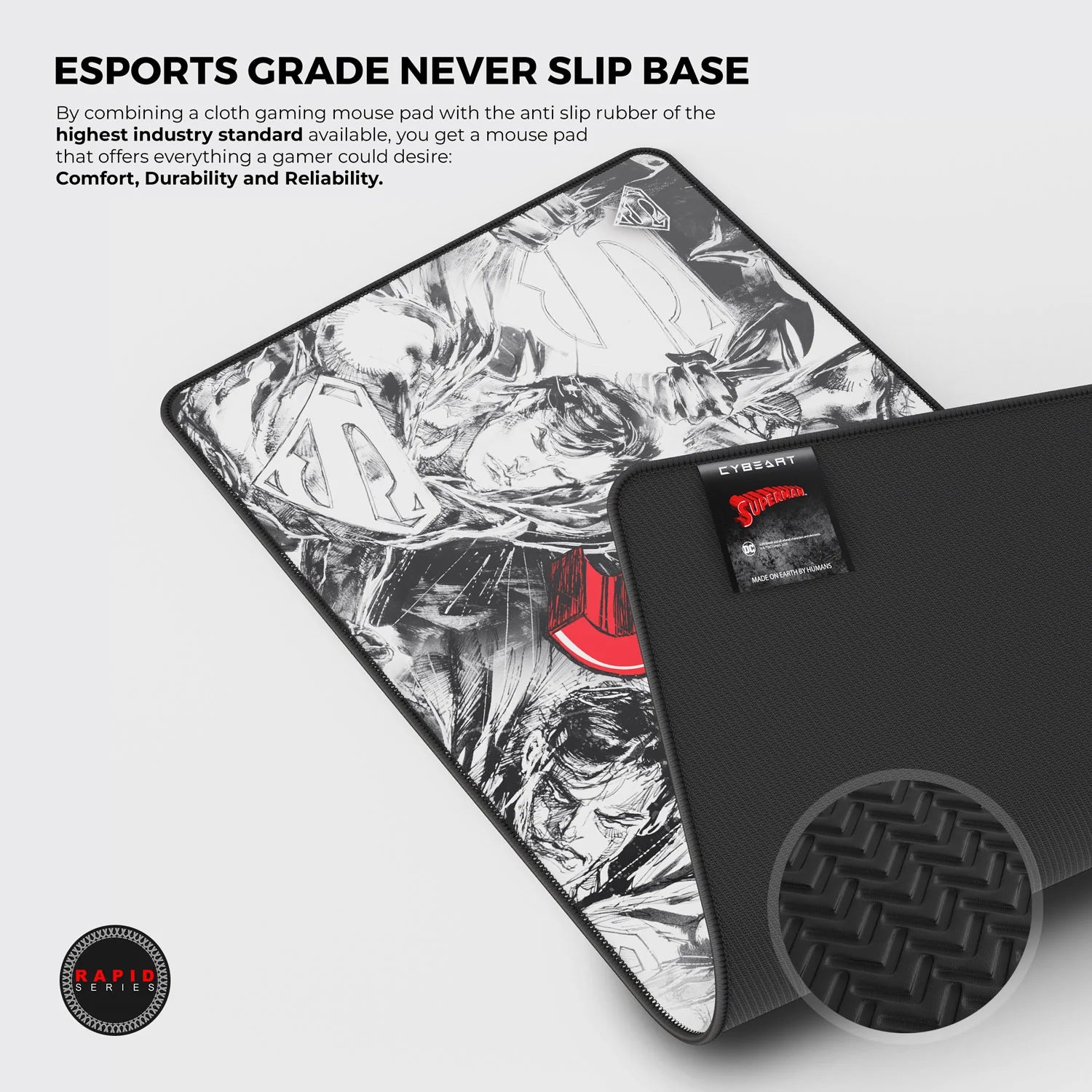 Cybeart | Superman Jim Lee Edition Gaming Mouse Pad