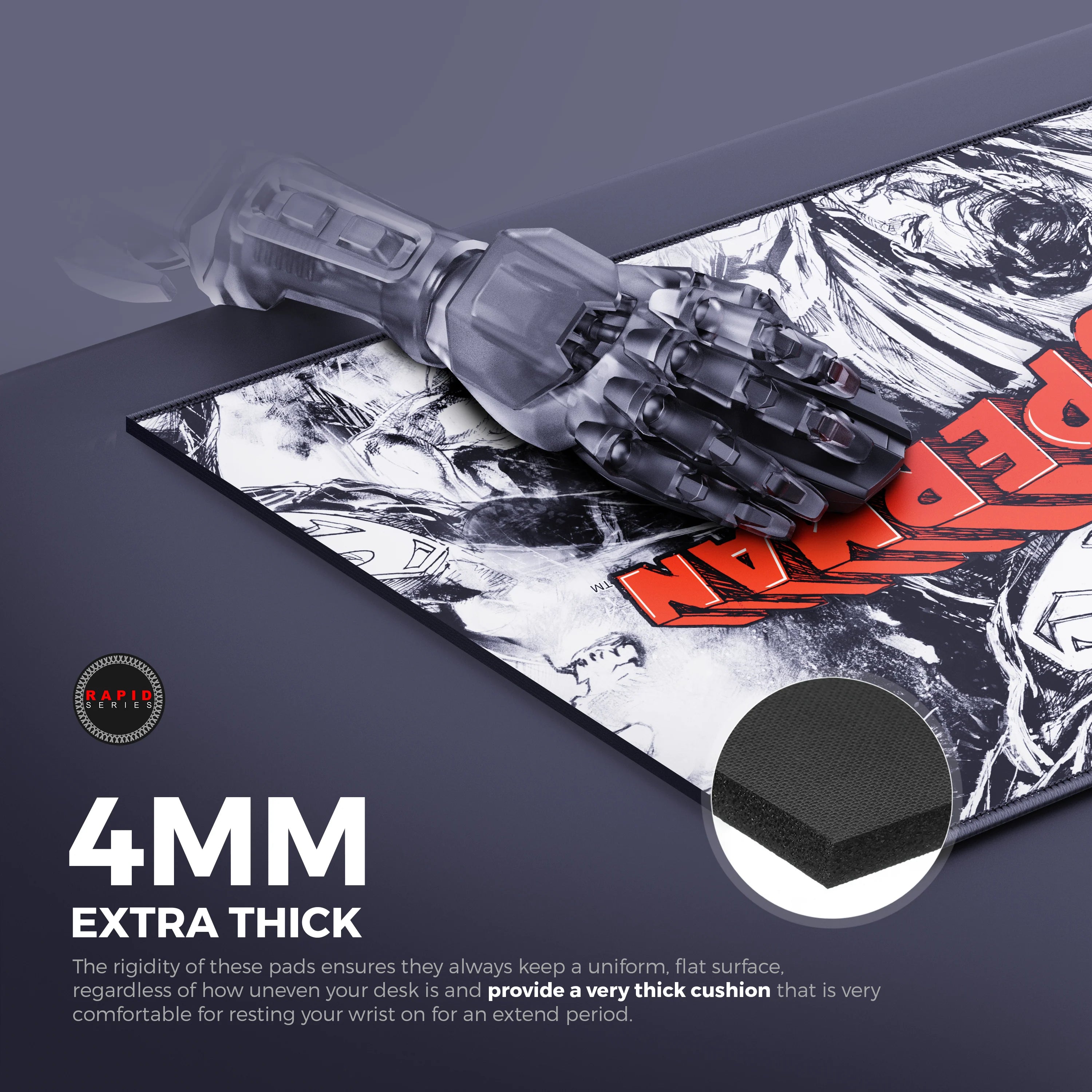 Cybeart | Superman Jim Lee Edition Gaming Mouse Pad