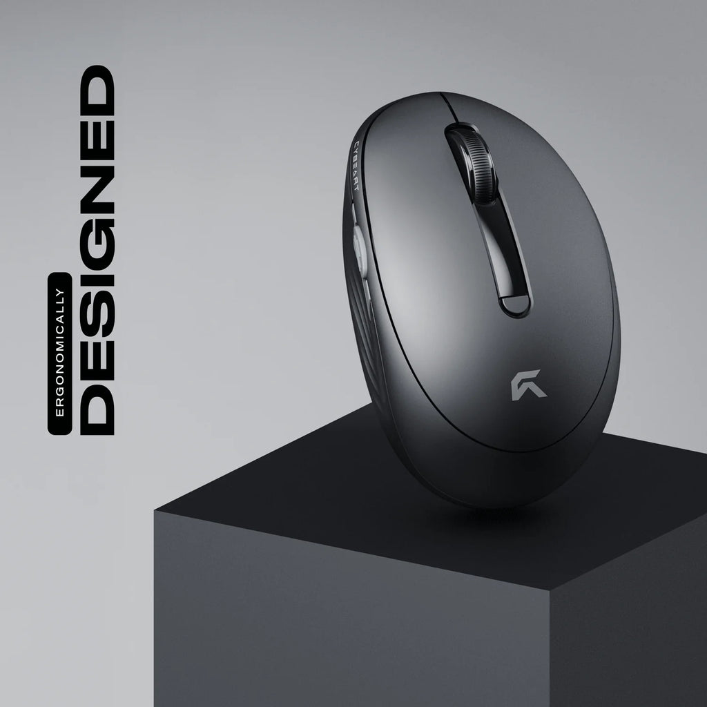 CYBEART | Pocket Wireless Ergonomic Mouse-Black