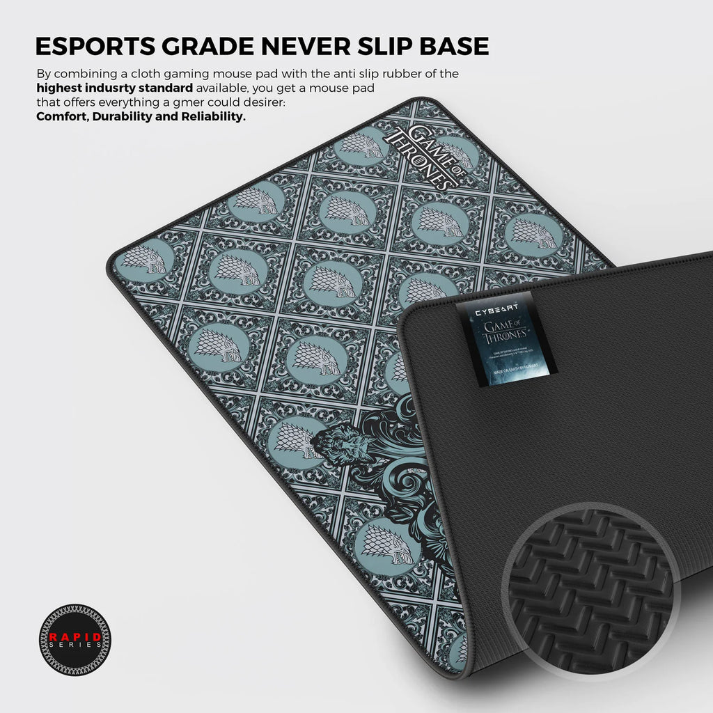 Cybeart | House Stark - Game of Thrones Gaming Mouse Pad