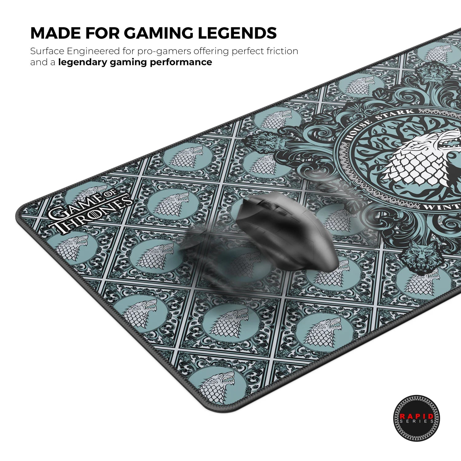 Cybeart | House Stark - Game of Thrones Gaming Mouse Pad