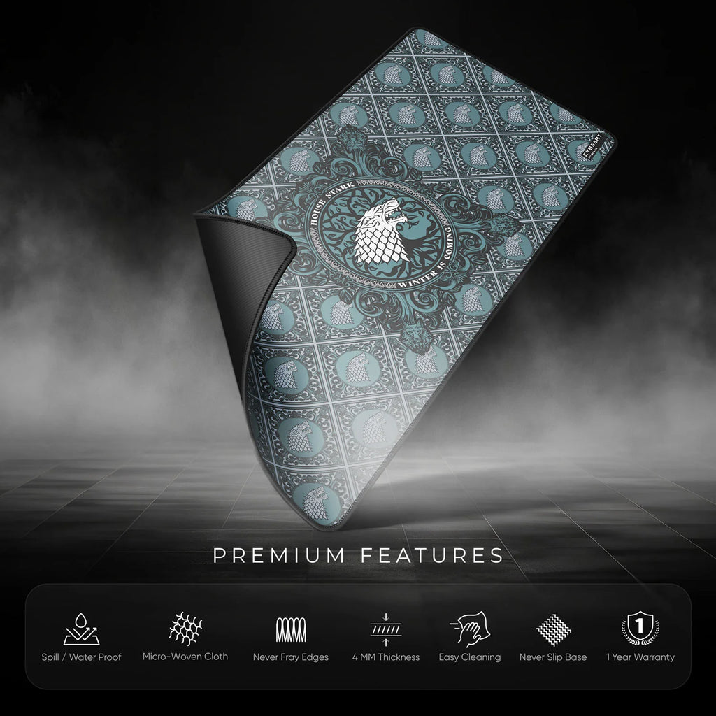 Cybeart | House Stark - Game of Thrones Gaming Mouse Pad