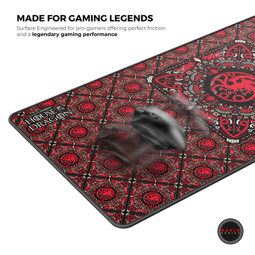 Cybeart | House Targaryen - House of Dragons Gaming Mouse Pad
