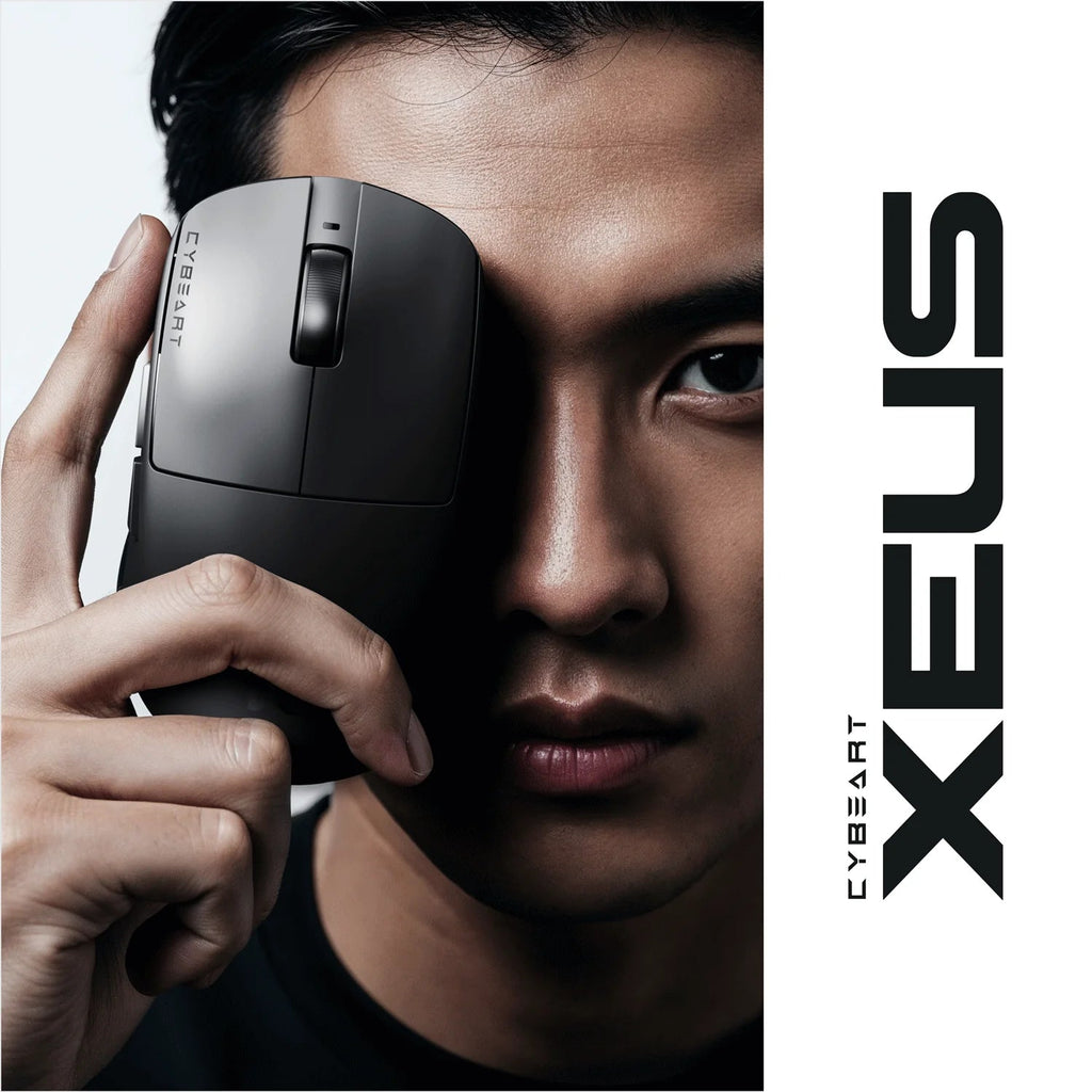 CYBEART | Xeus - 8K 39g Ultra-light Tri-Mode Wireless Gaming Mouse - Black