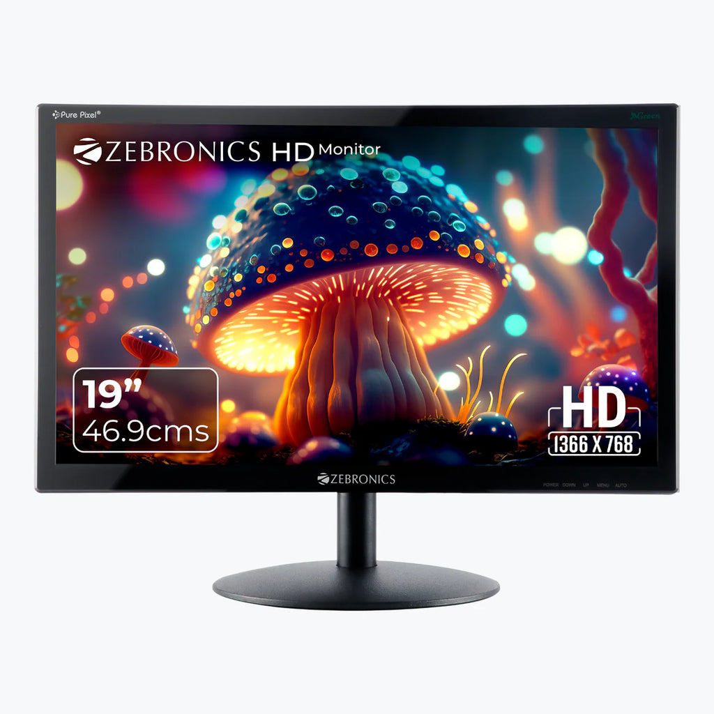 ZEBRONICS Zeb-V19HD LED Monitor