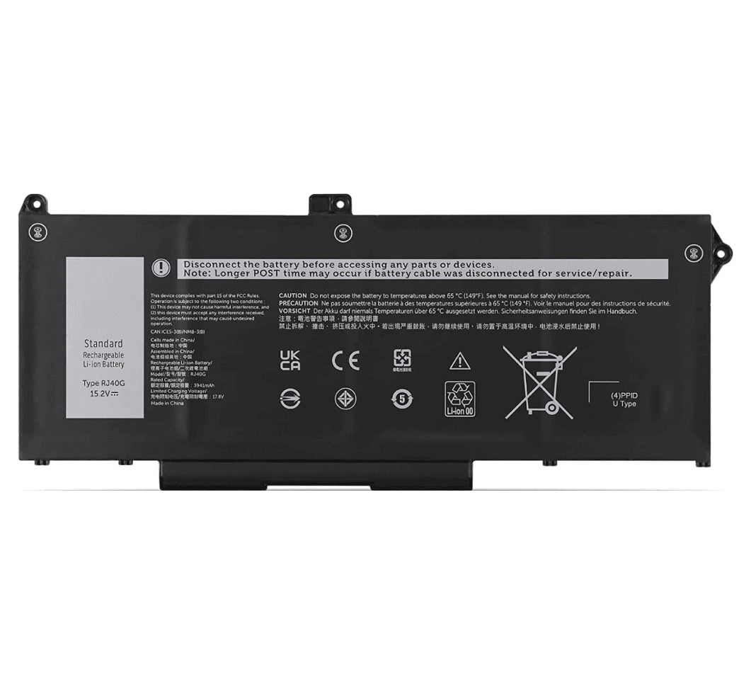 Techie Compatible Laptop Battery for Dell Latitude 5420 / 5520 / Precision 3560 (RJ40G)  Laptops