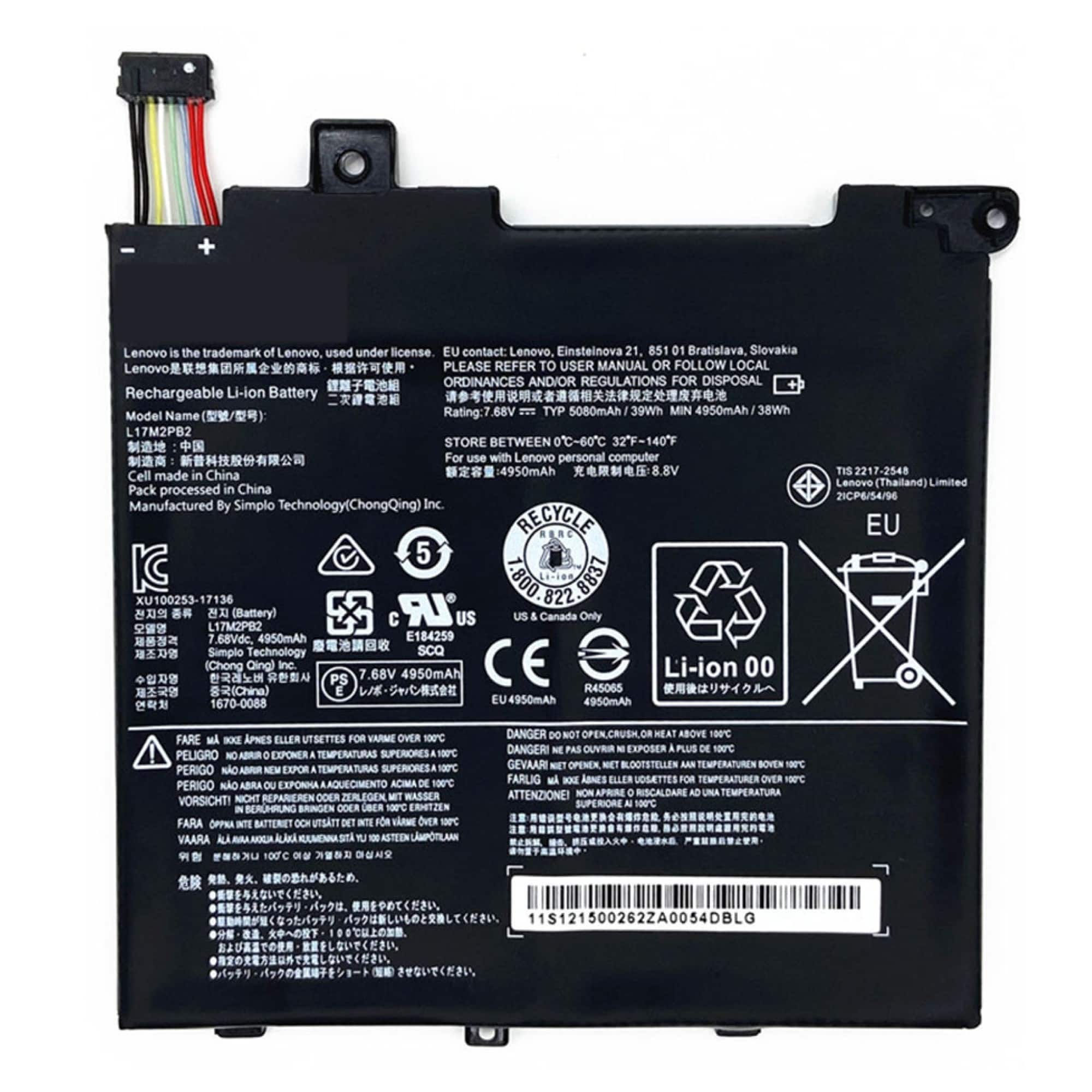 Techie Compatible Laptop Battery for Lenovo L17M2PB1 – V330 Series Laptops