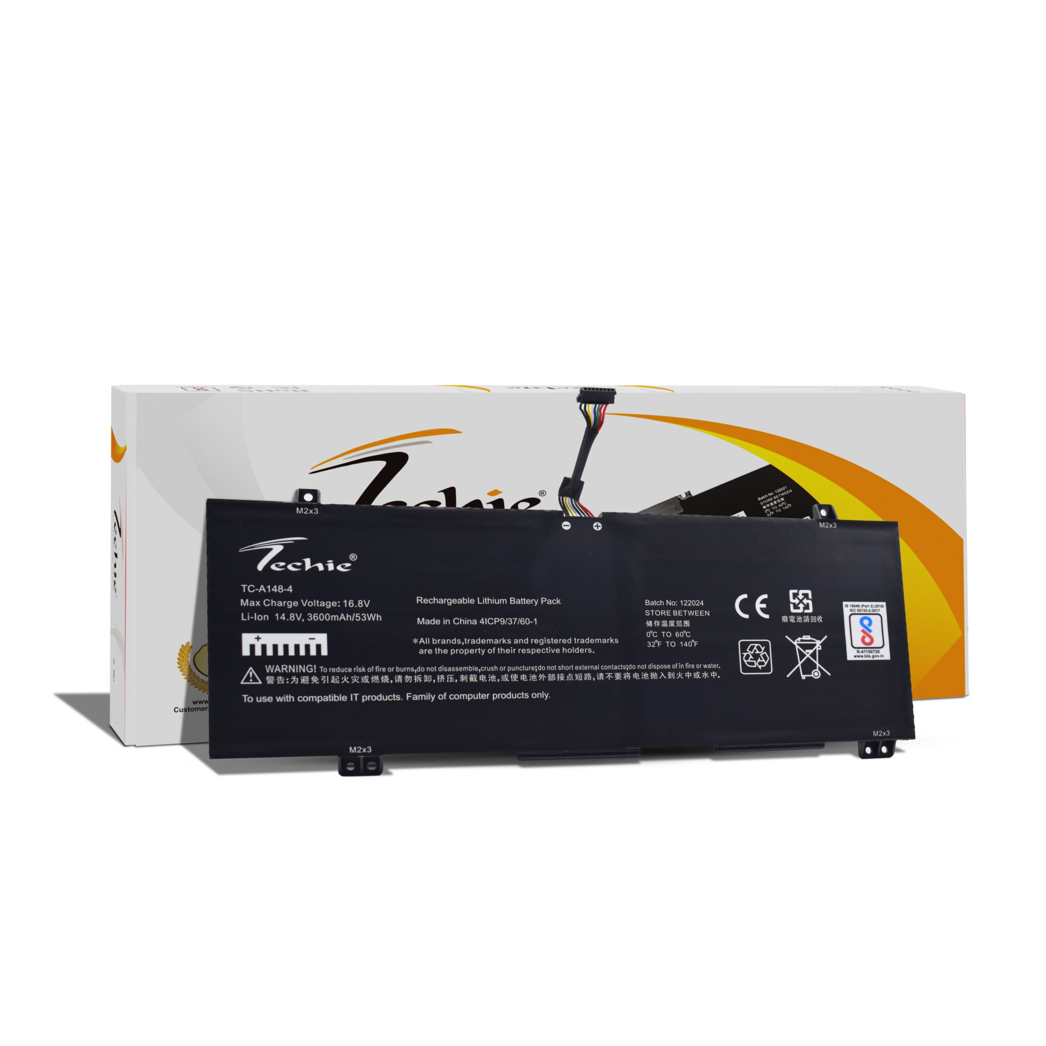 Techie Compatible Laptop Battery for Lenovo IdeaPad C340-14API Series (L18M4PF3 / L18C4PF3 / L18C4PF4)