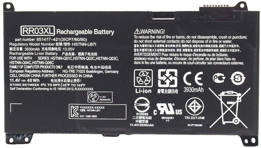 Techie Compatible Laptop Battery for HP ProBook Series (RR03XL Compatible)