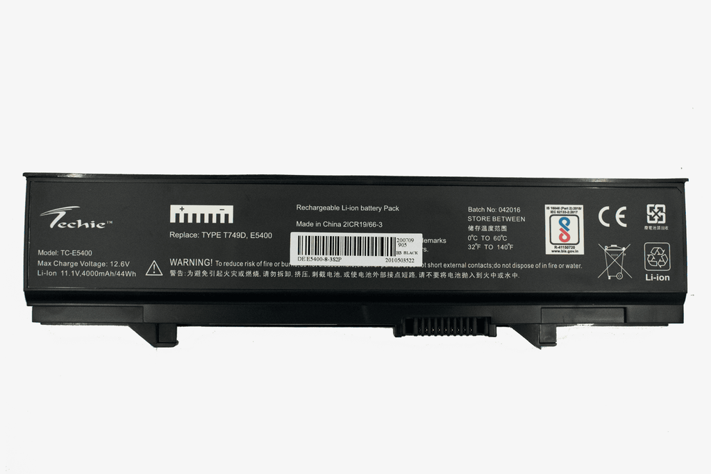 Techie Compatible Laptop Battery for Dell E5400 – Latitude E5500 / E5410 / E5510 Series