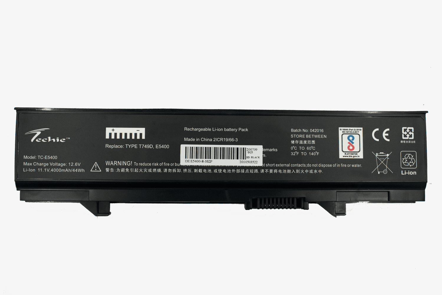Techie Compatible Laptop Battery for Dell E5400 – Latitude E5500 / E5410 / E5510 Series