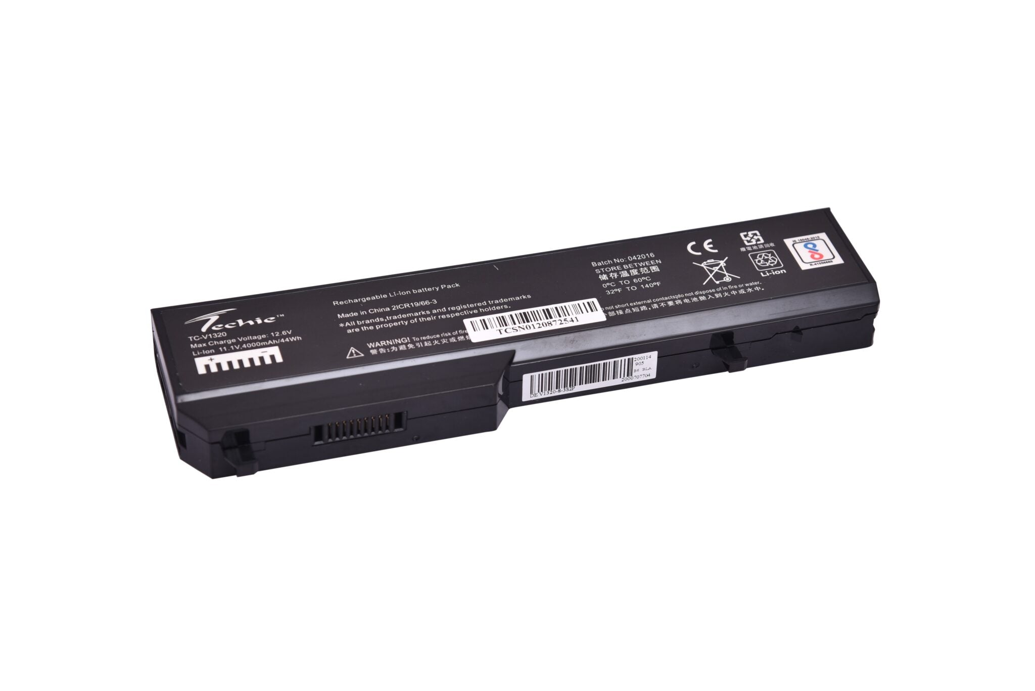 Techie Compatible Laptop Battery for Dell Vostro 1320 / 1510 / 1520 / 2510 (V1310)