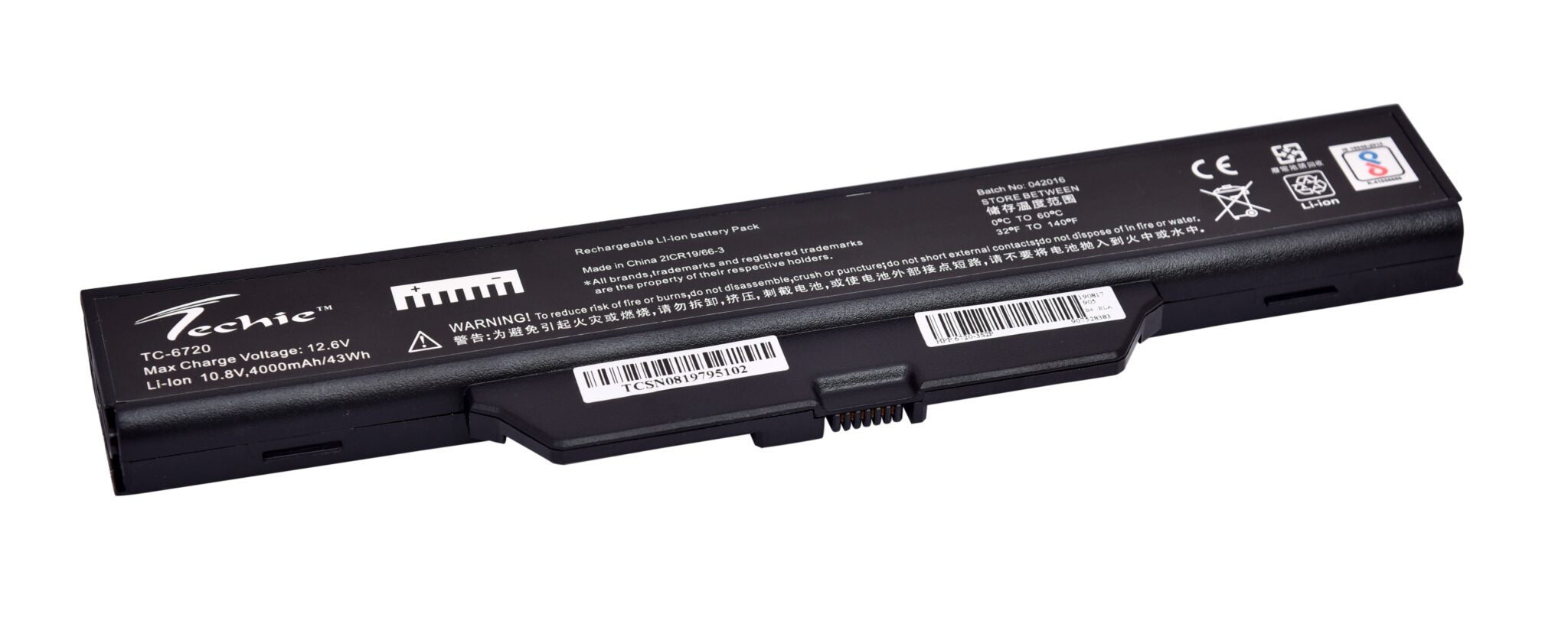 Techie Compatible Laptop Battery for HP 6720S – Business Notebook 6720s / 6735s / 6820s / Compaq 610 Series