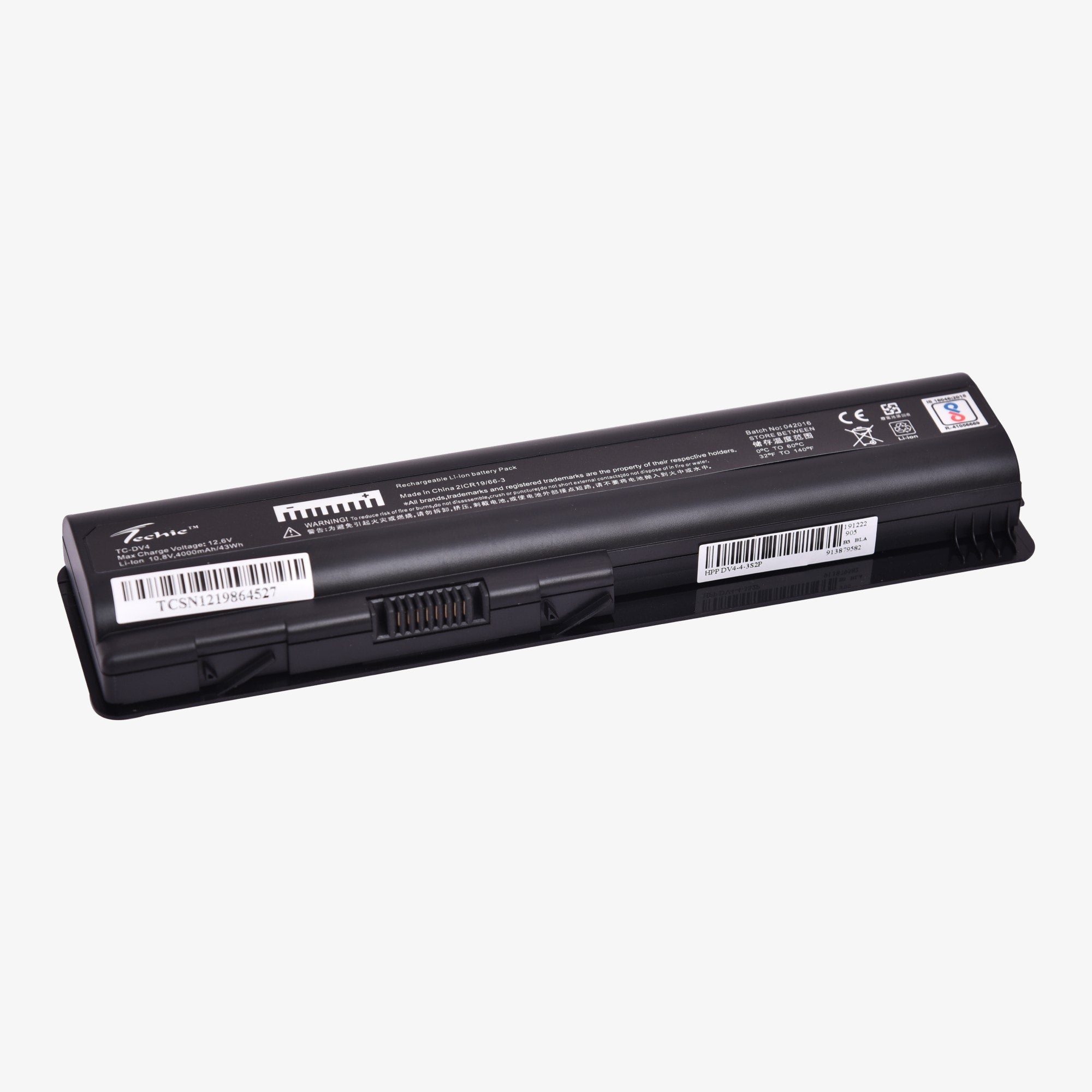 Techie Compatible Laptop Battery for HP Pavilion DV4 / Compaq Presario Series