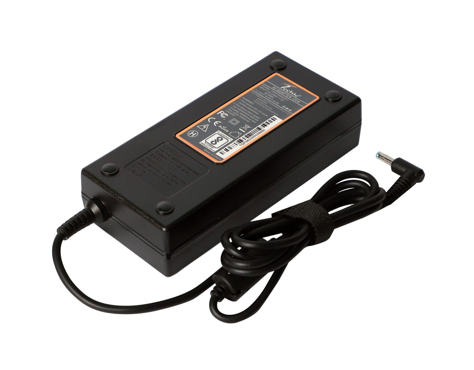 Techie Compatible HP 120W Laptop Charger (18.5V, 6.5A) | 4.5 × 3.0 mm Blue Tip