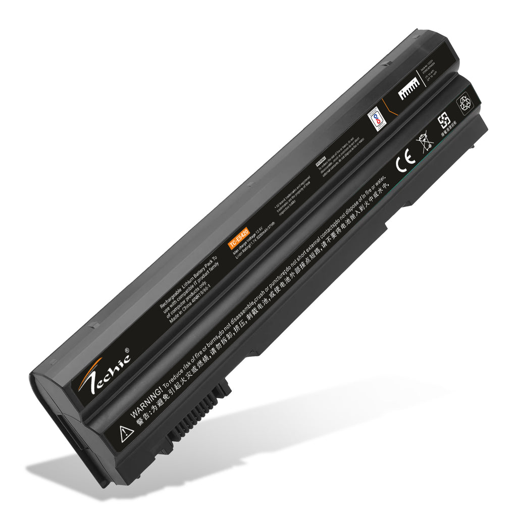 Techie Pro Series Laptop Battery for Dell E5420 – 6-Cell, 5200 mAh (Latitude E5420 / E5520 / E6420 / E6520 Series)